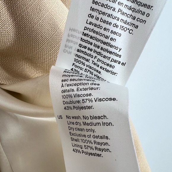 Cos Atelier The Longline Tailored Waistcoat In Beige - Picture 5 of 6